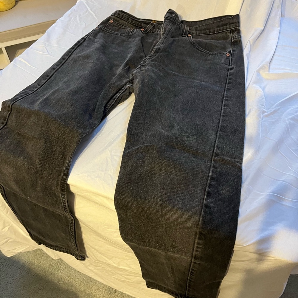 Vintage Men's Black Jeans
